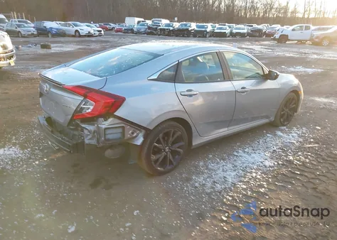 2020 Honda Civic Sport z USA, uszkodzony, nr VIN 19XFC2F80LE213777